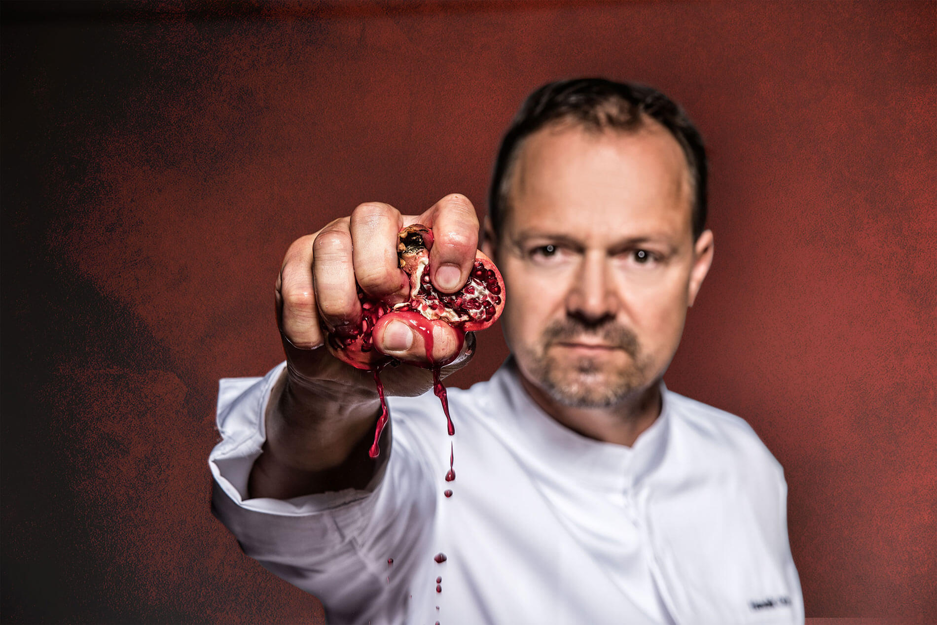 Top chef Hendrik Otto - expresses pomegranateRolling Pin