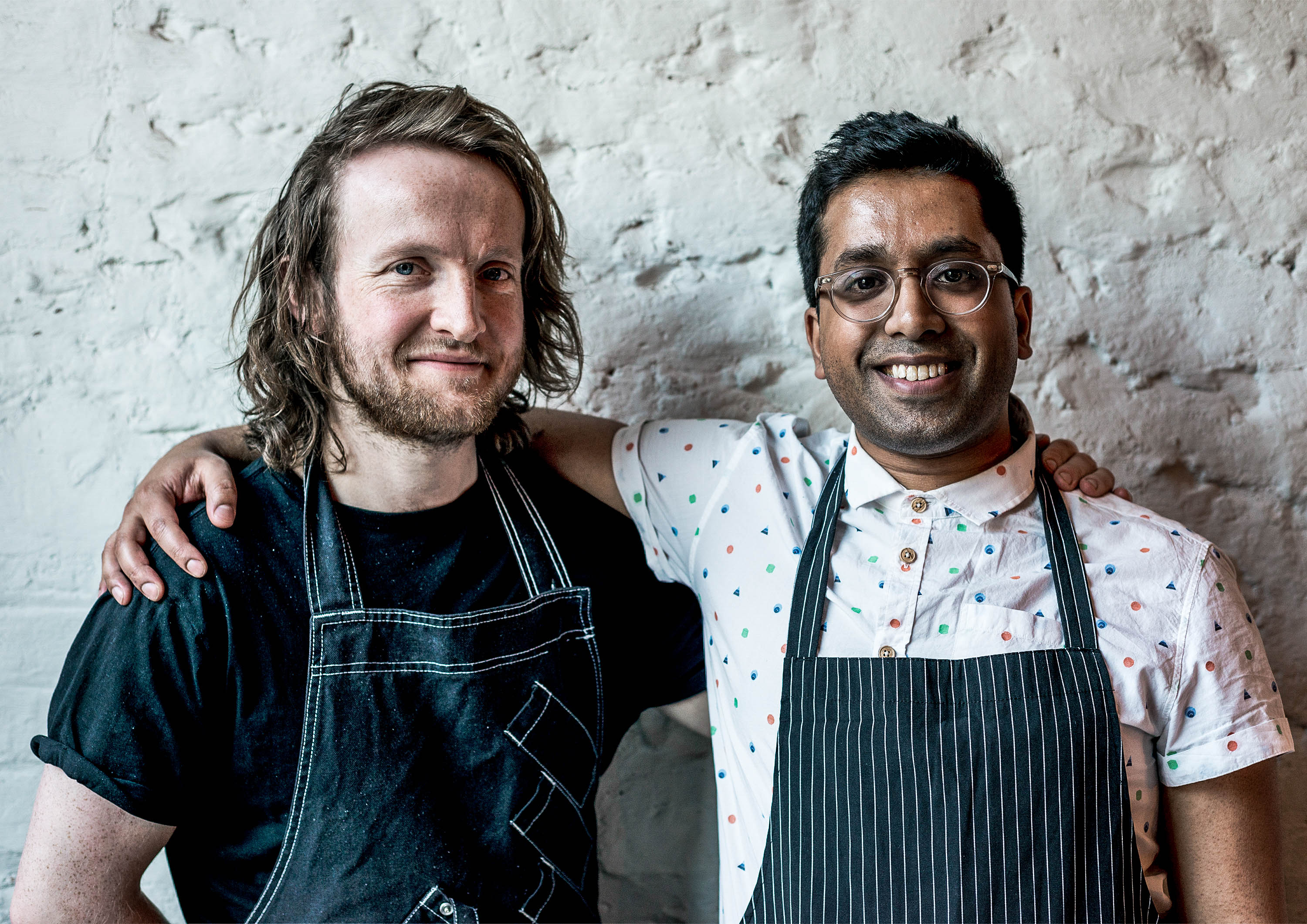 Douglas McMaster, founder of the Silo restaurant with his chef