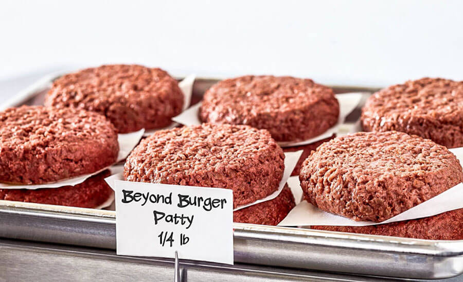 Beyond Meat Patties im Rohzustand