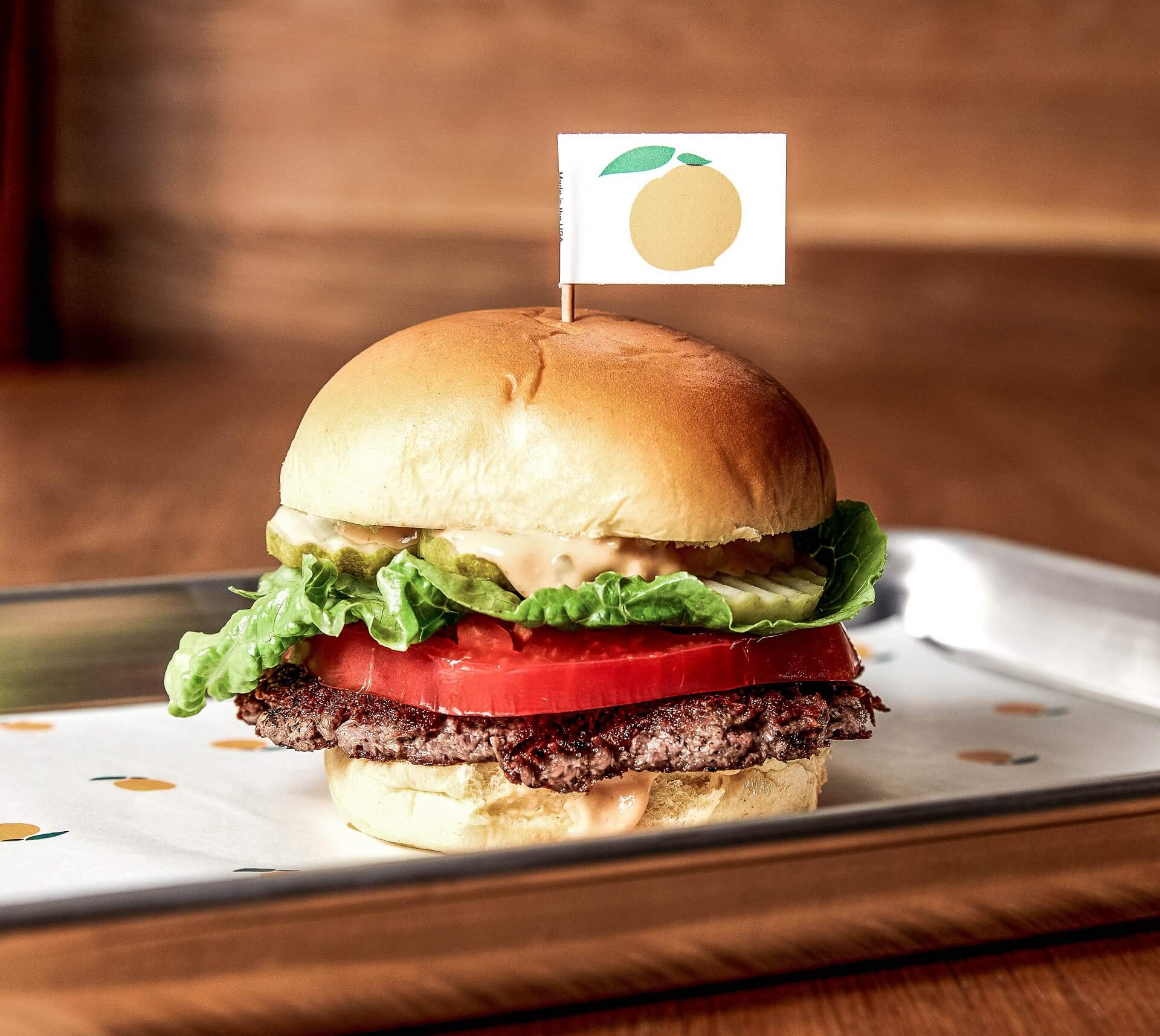 Plant based Burger Impossible Foods