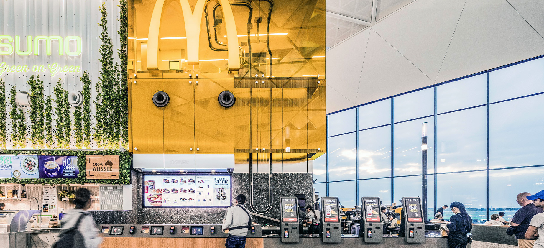 Flagship store of McDonald´s at Sidney Airport