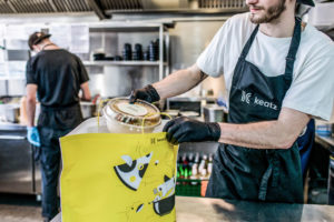 Inside a ghost kitchen food delivery