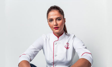 Portrait of Shipra Khanna - a young MasterChef who become popular due to a TV show