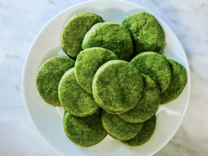 Food trend: green Matcha Cookies 