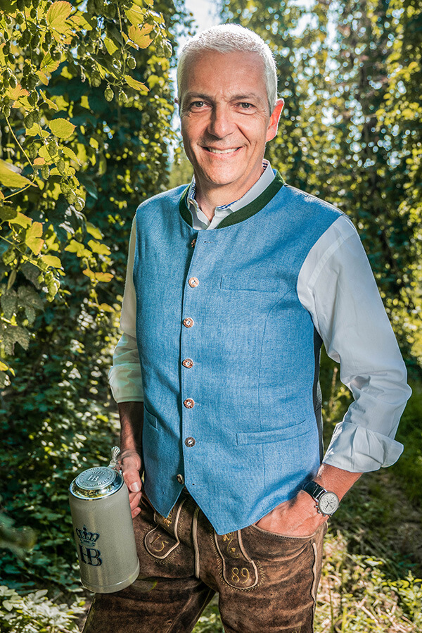 Michael Möller ist der Managing Director des Hofbräus.