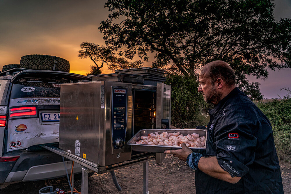 Landrover Experience Tour RATIONAL catering