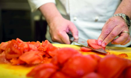 Sicherheit Hygiene Küche, professional chef