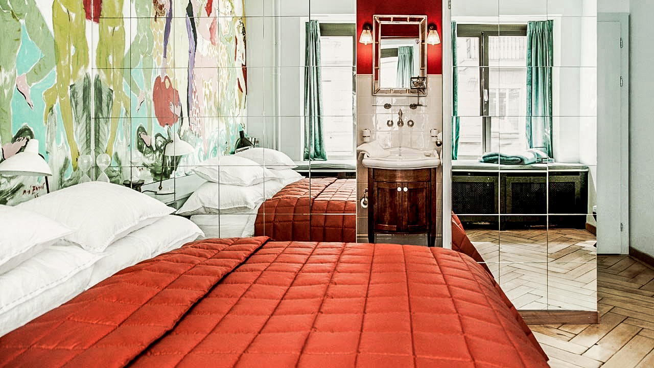 Room with high sleeping comfort in Hotel Milchbar 