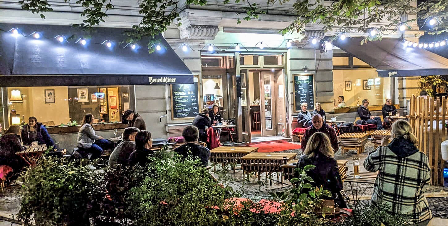 The Restaurant März operates exclusively outdoor dining due to Corona even in winter.