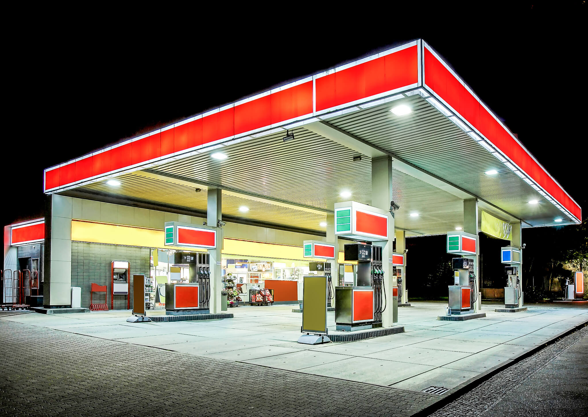 Petrol station