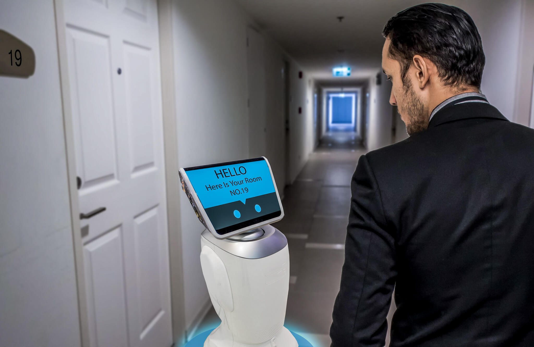 Zukunft der Hotel Trends Roboter