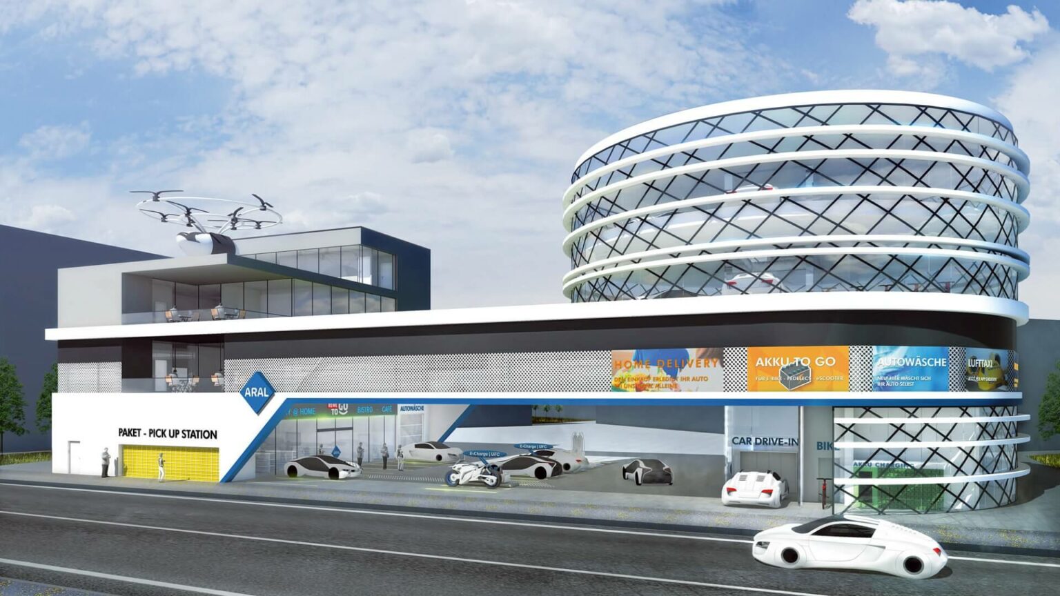 Meet up at the future gas station fill it up with energy & joy