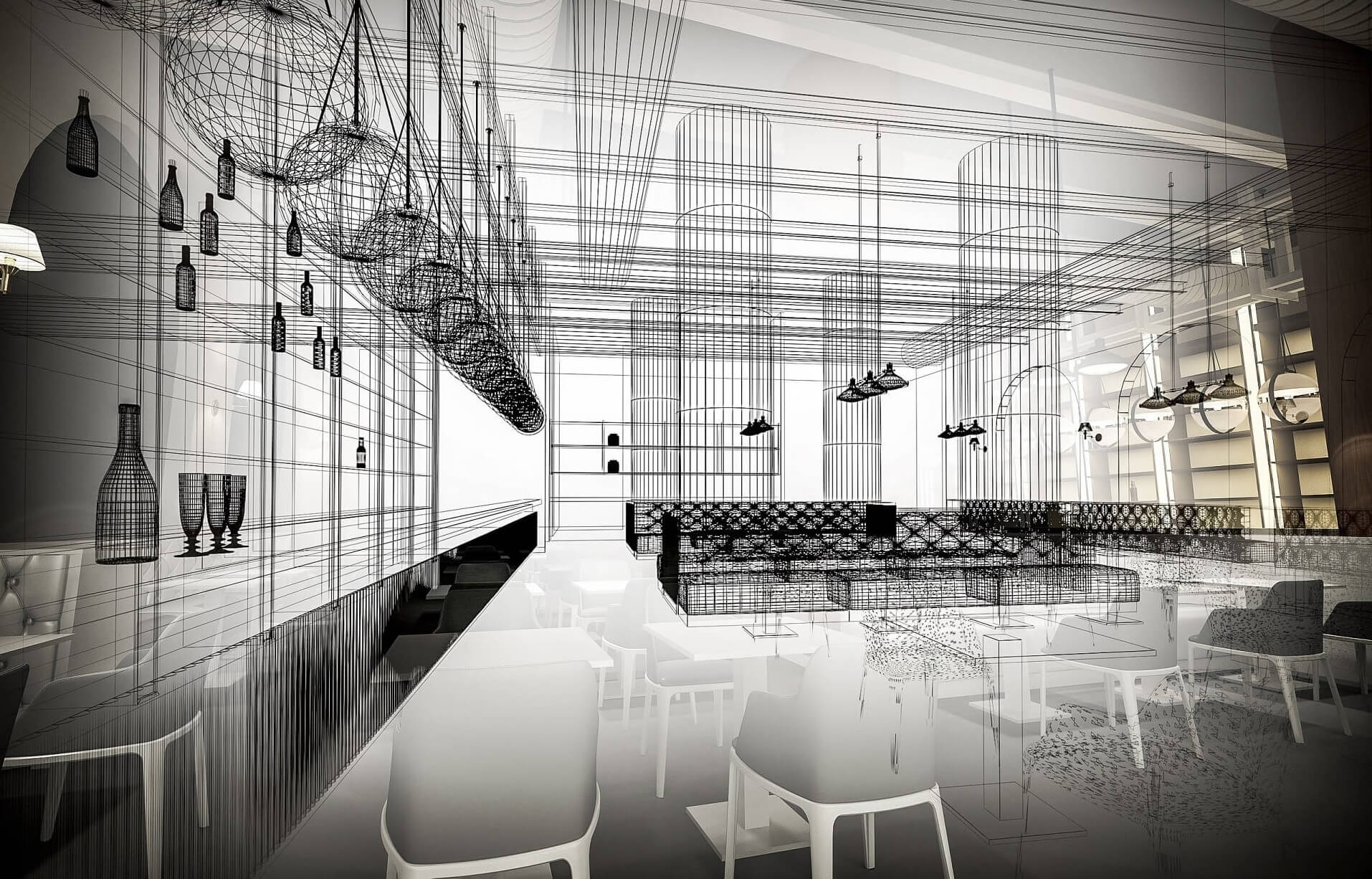 what does alain ducasse's new restaurant look like?