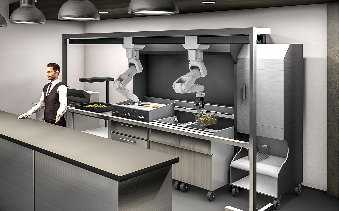 What will the professional kitchen of the future look like? What role will cooking robots play?