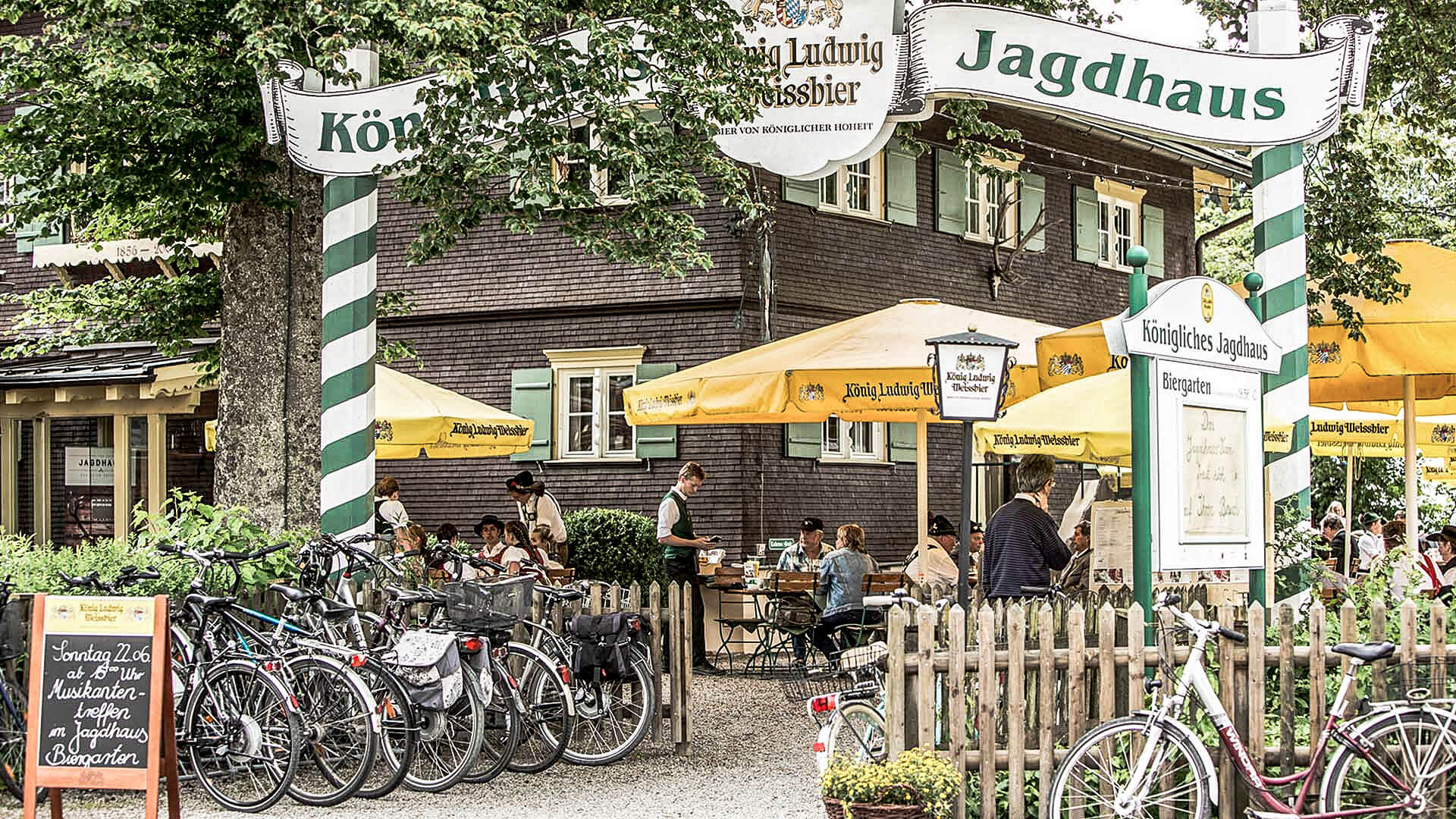Im königlichen Jagdhaus in Oberstdorf beschränkt man sich auf gehobene Wirtshausküche.