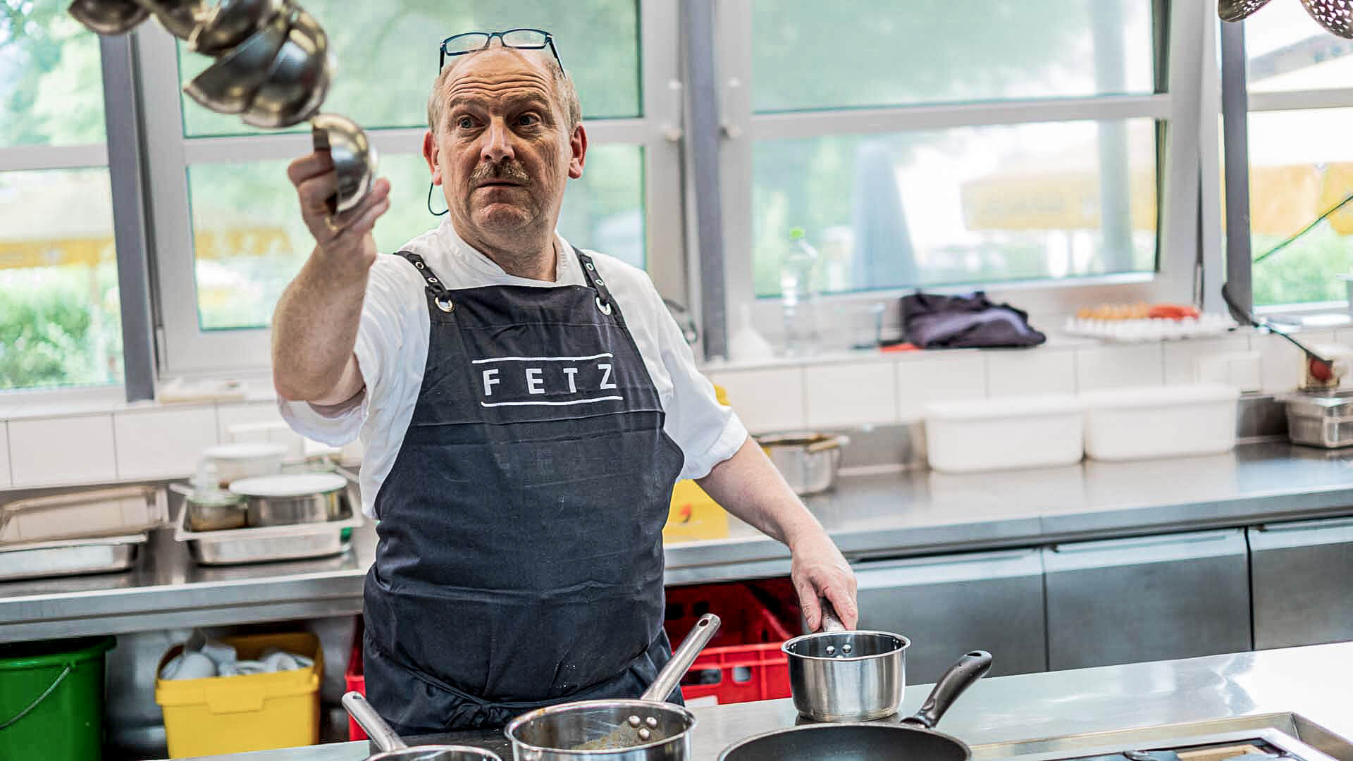 Ludger Fetz kocht in seiner Küche mit Bewusstsein eine gehobene Wirtshausküche
