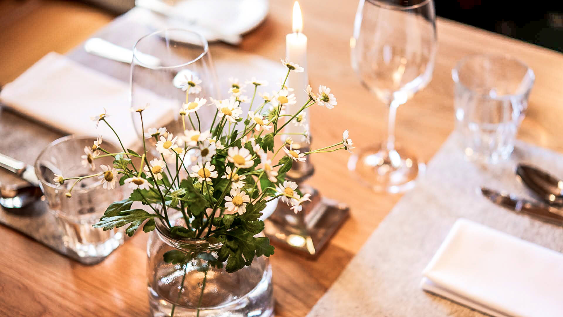 Locally produced herbs can not be missing in the dishes at Jagdhaus 