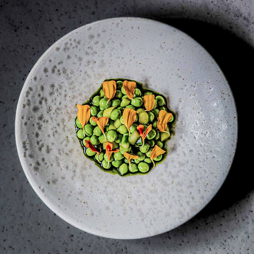sustainable dish at Amass Restaurant