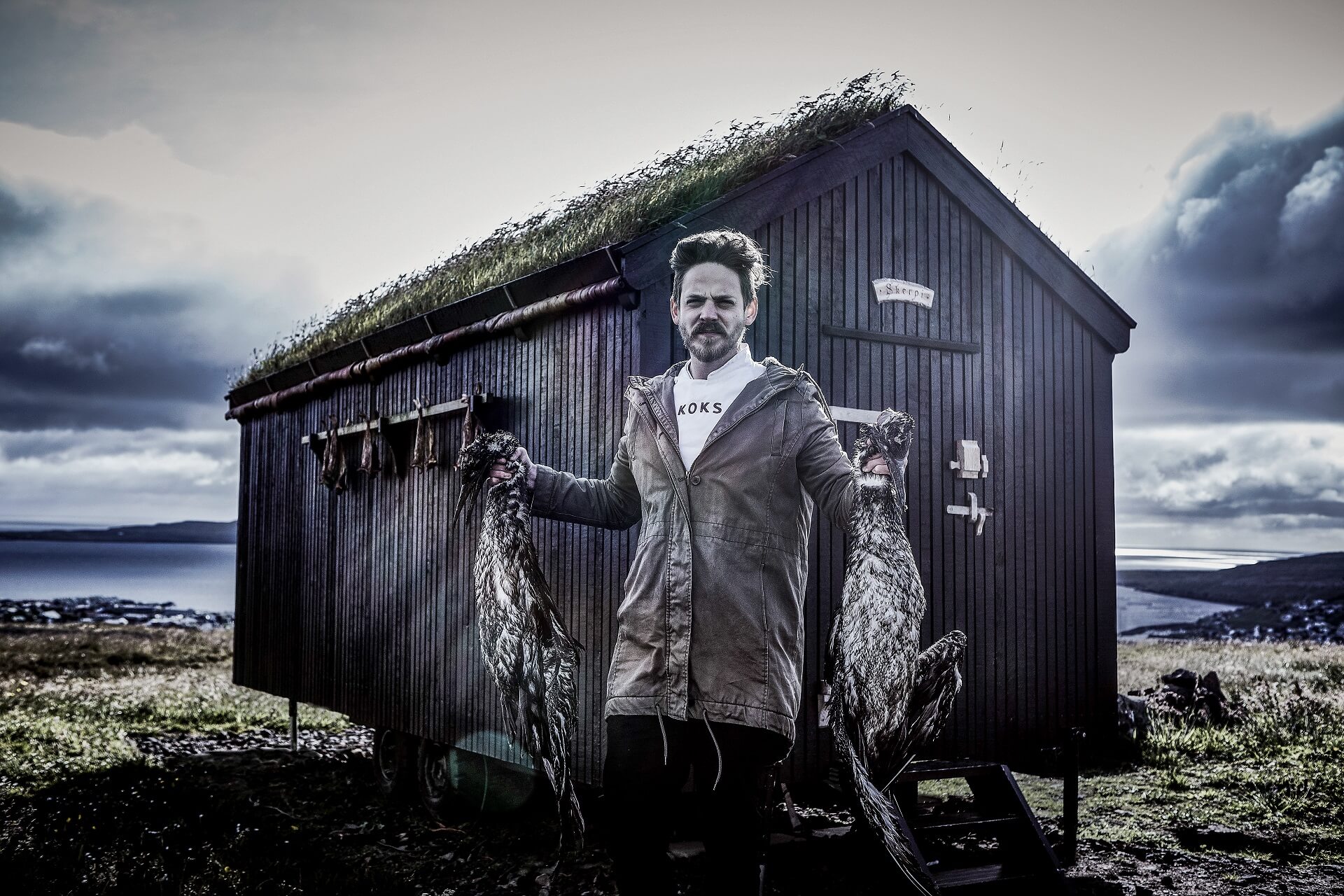 Poul Andrias Ziska lebt Nachhaltigkeit. Er kocht mit dem was auf der Insel wächst