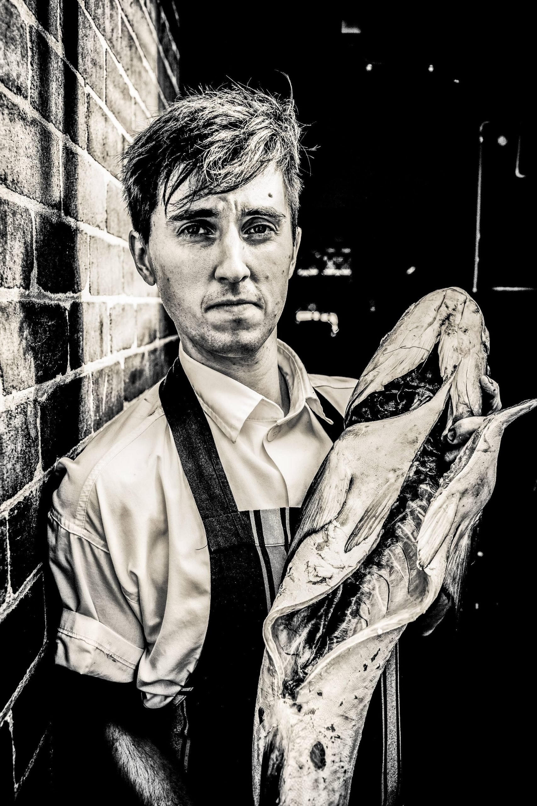 Portrait of Top Australian chef and fish guru Josh Niland - an inspiration for chefs worldwide.