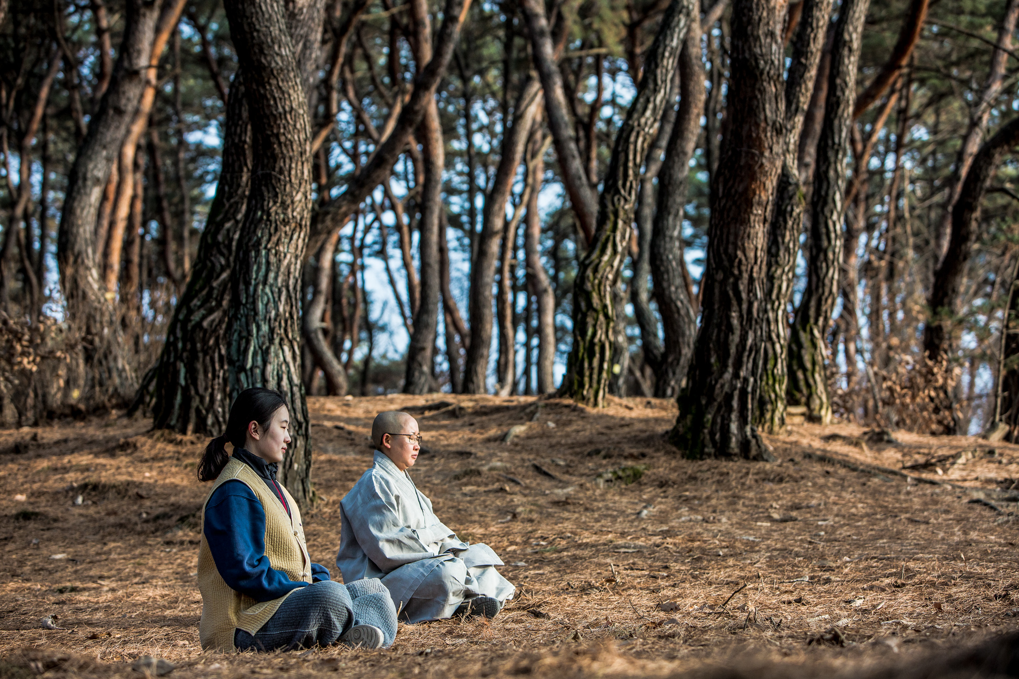 Andachten und Meditation gehören auch zu der koreanischen Tempelküche.