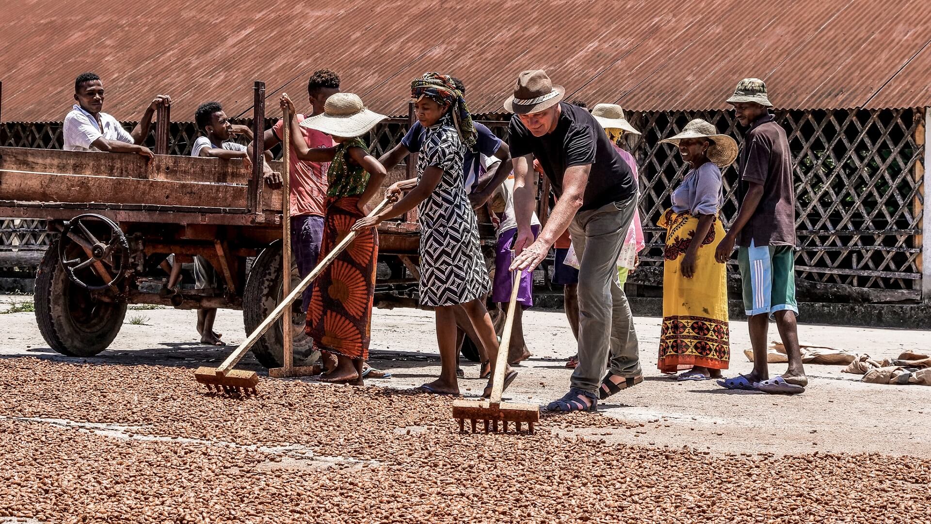 Madagaskar gilt neben der Vanilleproduktion auch als Kakaobohnenparadies.