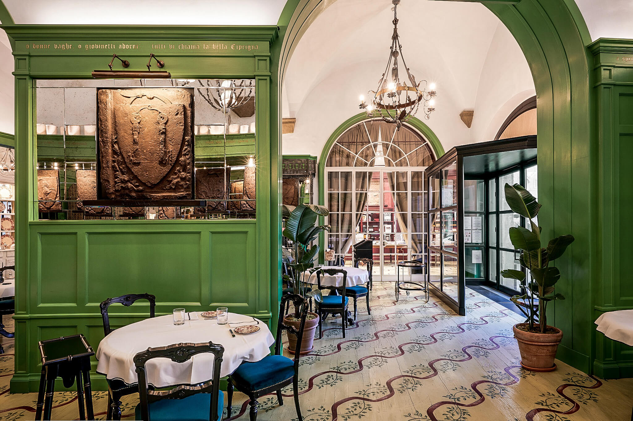 Ein traumhaft schönes Restaurant, die Gucci Osteria in Florenz