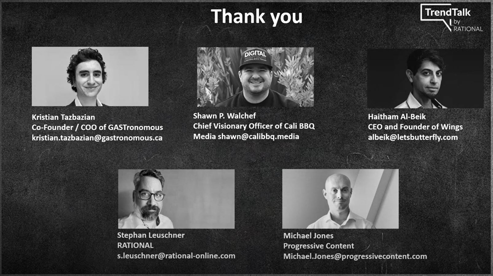 Visionaries of the foodservice industry_TrendTalk 9