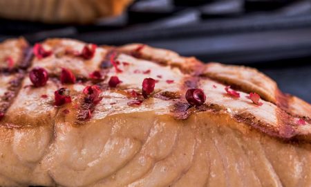 Gegrilltes Lachsfilet - BBQ