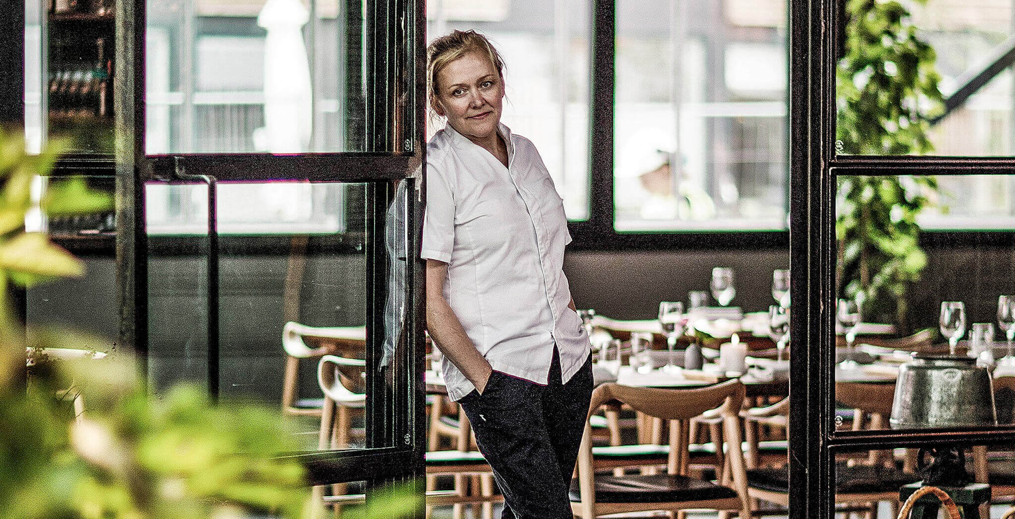 Heidi Bjerkan at her restaurant Credo