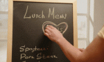 Waiter changing prices in a restaurant - dynamic prices