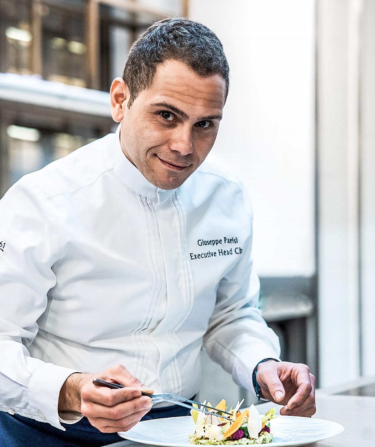 Giuseppe Parisi - preparing delicious food for his guests