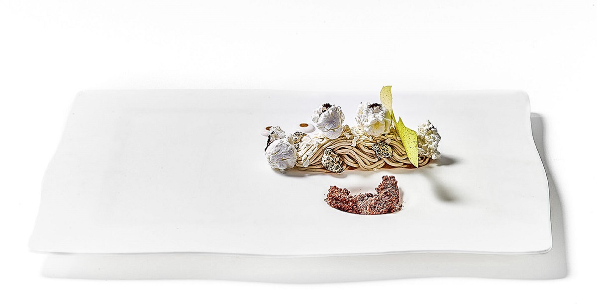 Inspiring dish by chef David Muñoz