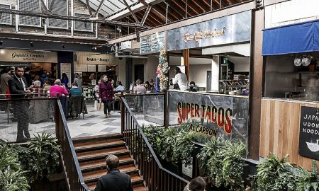 Food courts like the one at Victoria London Hall are quite popular