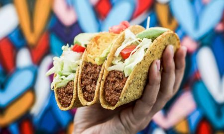 Los tacos de comida vegetal de Beyond Meat