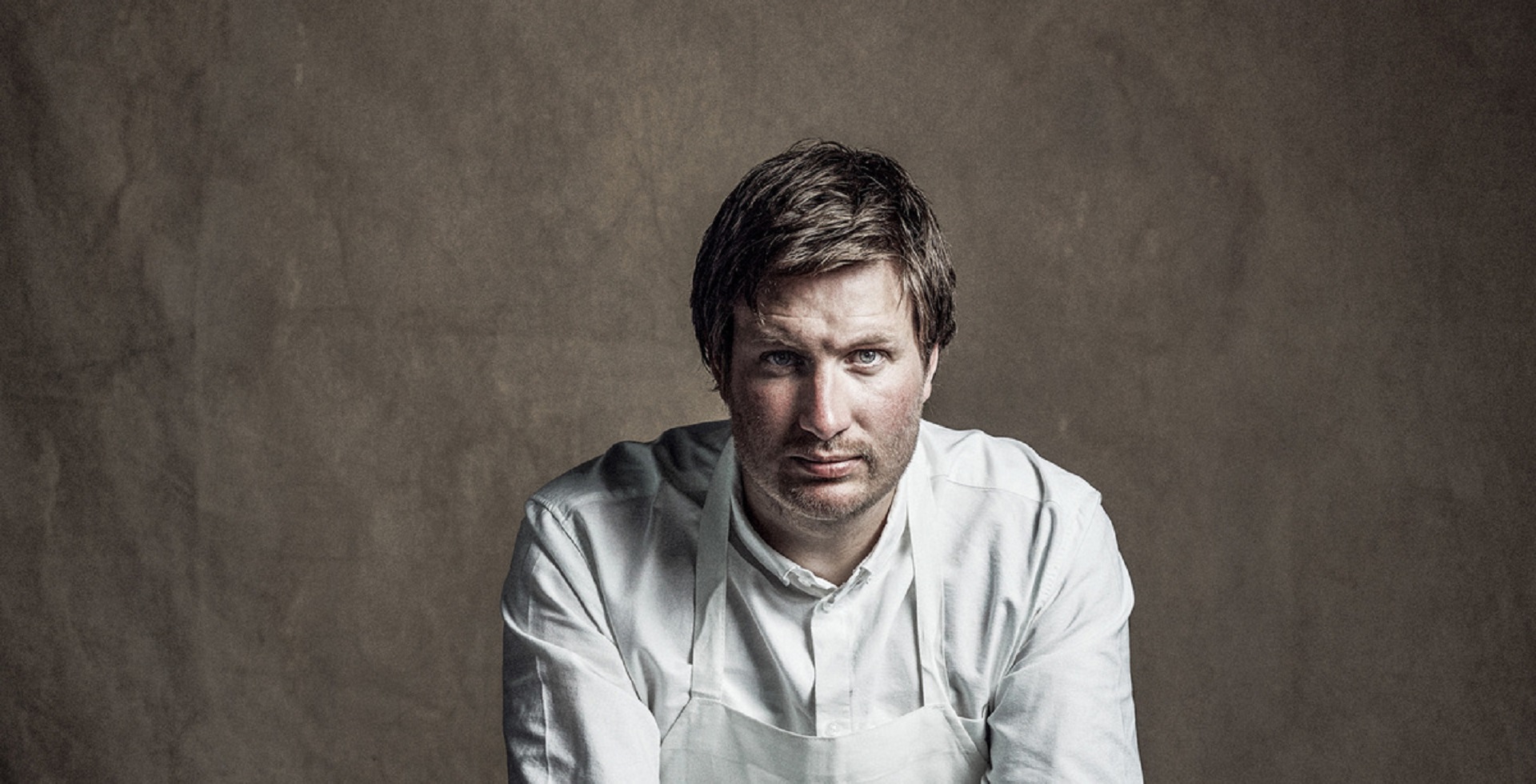 Michelin-starred chef Esben Holmboe Gang in his restaurant Maaemo