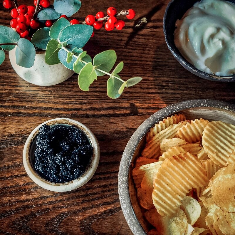 “Cavi-Art Seaweed Caviar” - vegan caviar for a beautiful Christmas menu