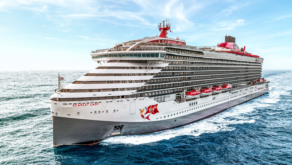 The Scarlet lady - A cruise ship where adults only offers are common place.