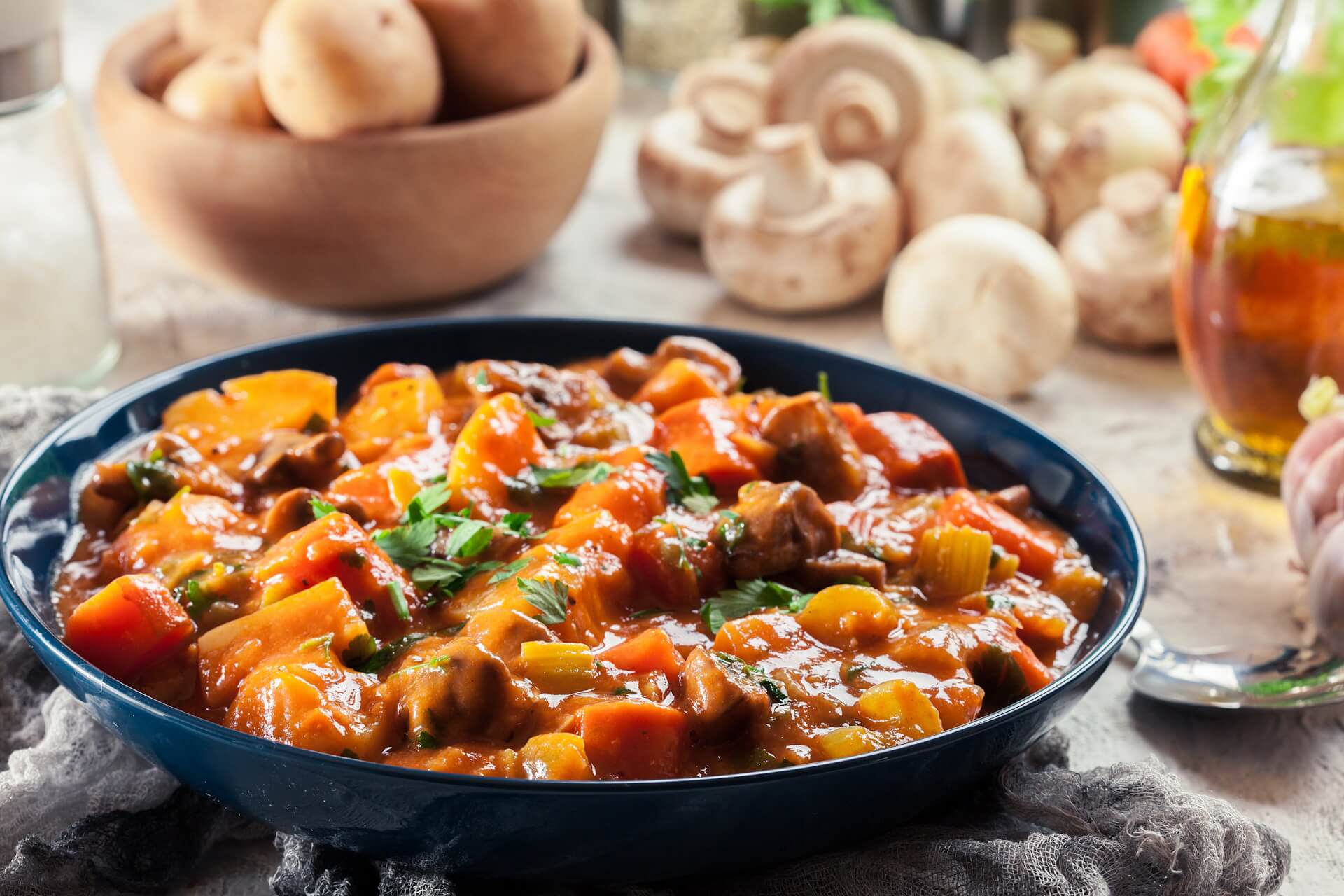 Un plato vegano sin sustitutos