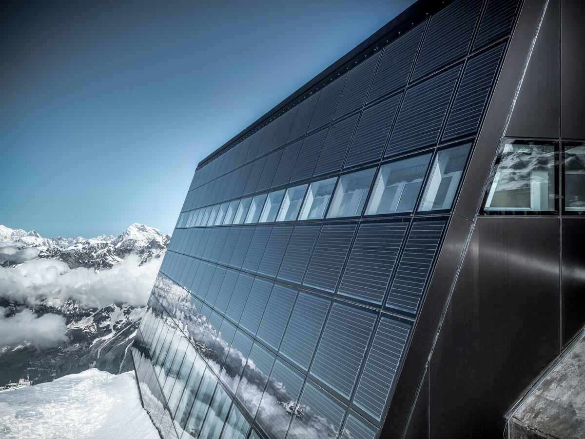 External view of Matterhorn Glacier Paradise