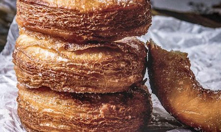 Hybrid food: Cronuts, a mixture of croissant and donut