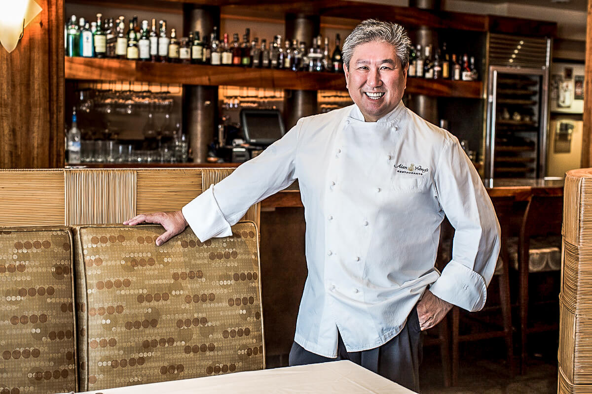 Probablemente el chef más rico del mundo: Alan Wong. 