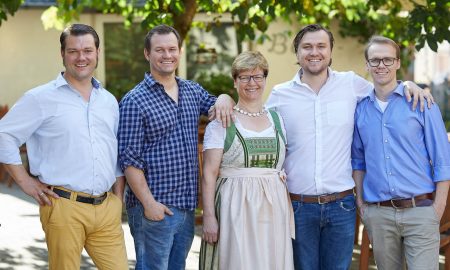 The TressBrüder with their mum
