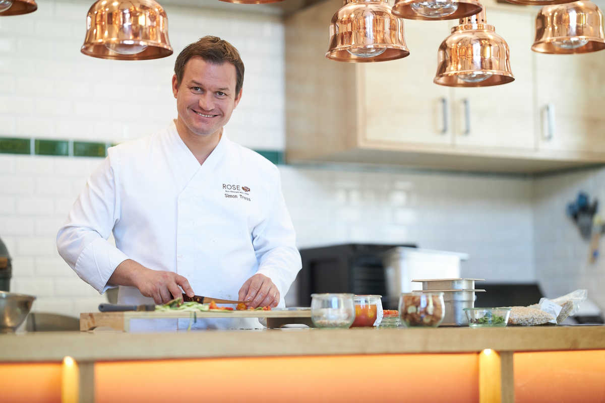 Simon Tress Michelin Star Chef at Restaurant ROSE