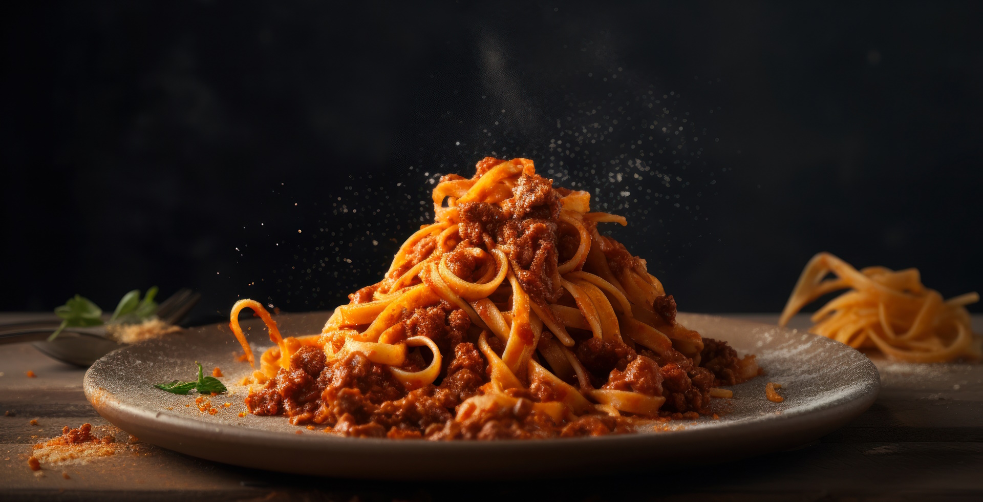 Spagetti Bolognese with Parmesan