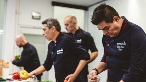 participating chefs in the Sodexo chef challenge