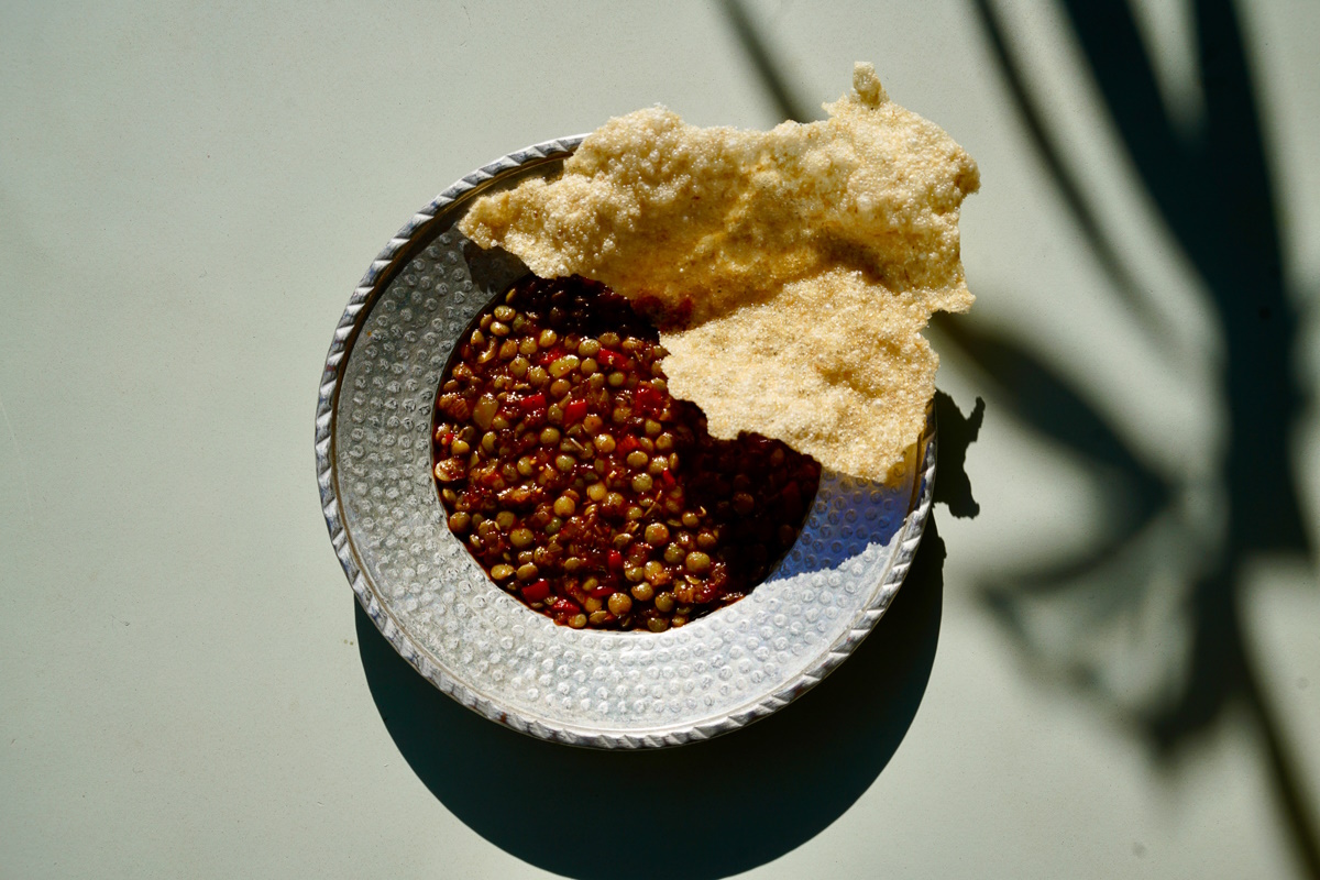 Mercimek Salatasi with Tarhana - cooked by Elif Oskan