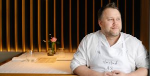 Sternekoch Anton Schmaus in seinem Restaurant Storstad