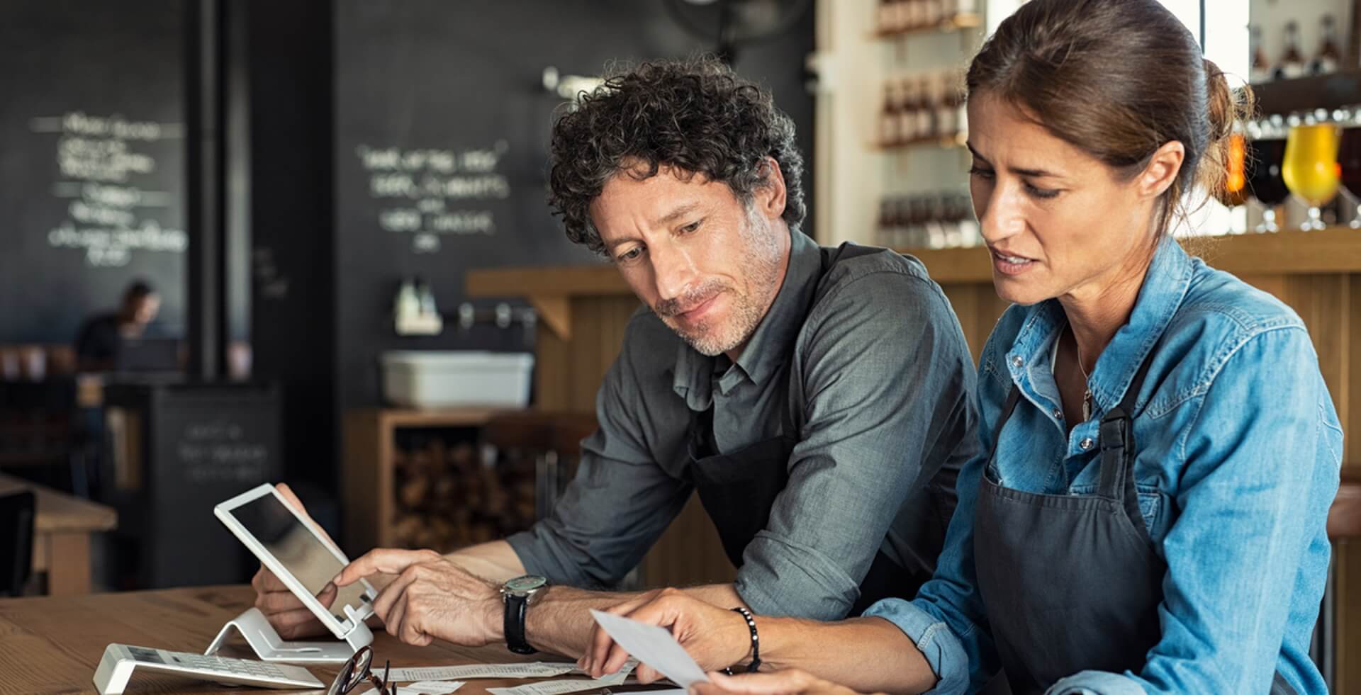 Calculating bills in restaurants.